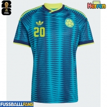 Kolumbien Juan Fernando Quintero #20 Auswärtstrikot EM 2024 Kurzarm